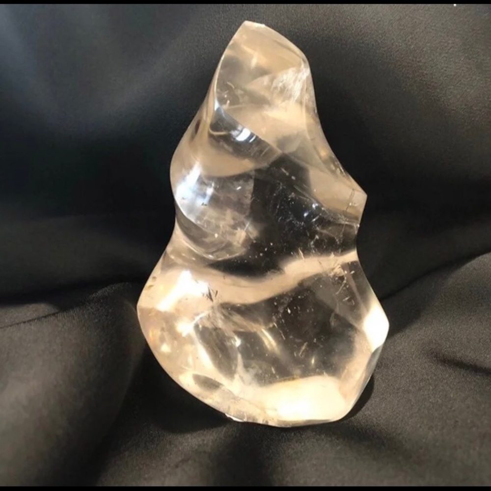 Clear Quartz Flame